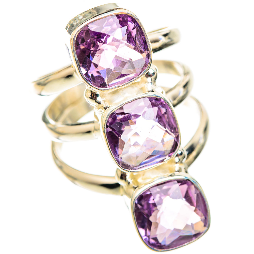 Amethyst Rings handcrafted by Ana Silver Co - RING124714 - Photo 2