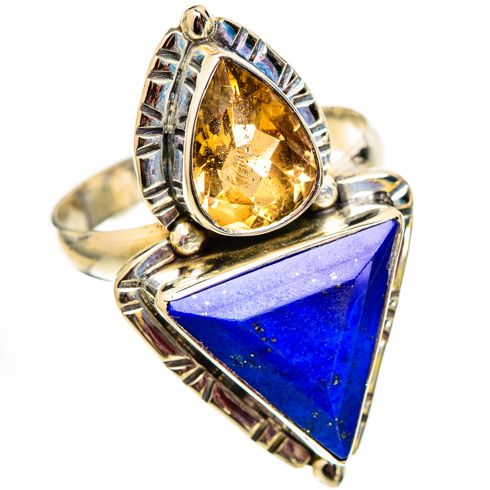 Lapis Lazuli Rings handcrafted by Ana Silver Co - RING124724 - Photo 2