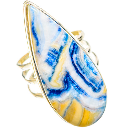 Blue Scheelite Rings handcrafted by Ana Silver Co - RING124729 - Photo 2