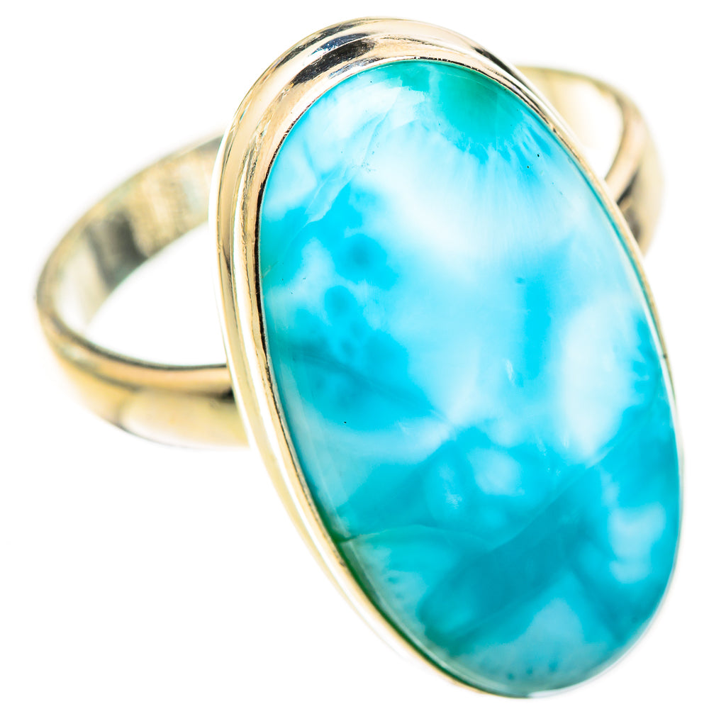 Larimar Rings handcrafted by Ana Silver Co - RING124730 - Photo 2