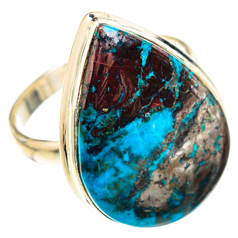 Shattuckite Rings handcrafted by Ana Silver Co - RING124731 - Photo 2
