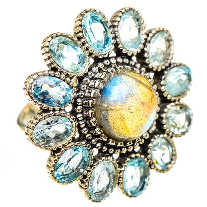 Labradorite Rings handcrafted by Ana Silver Co - RING124733 - Photo 2