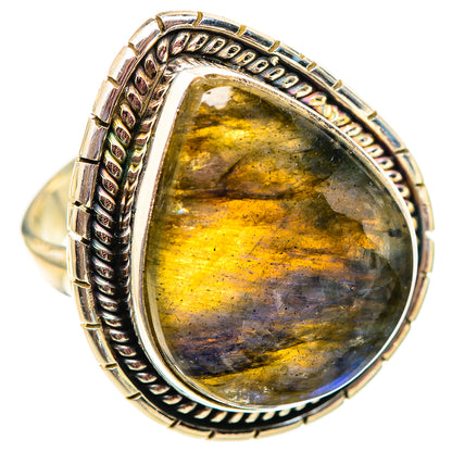 Labradorite Rings handcrafted by Ana Silver Co - RING124738 - Photo 2