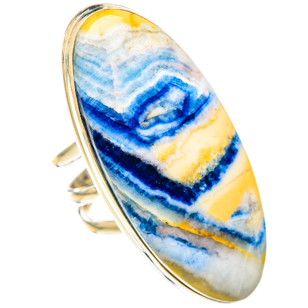 Blue Scheelite Rings handcrafted by Ana Silver Co - RING124739 - Photo 2