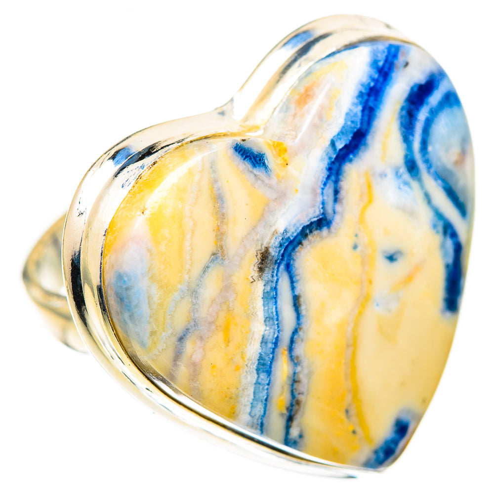 Blue Scheelite Rings handcrafted by Ana Silver Co - RING124741 - Photo 2