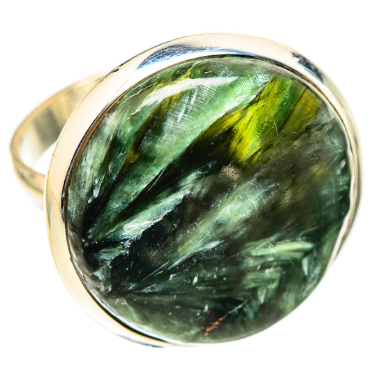 Seraphinite Rings handcrafted by Ana Silver Co - RING124744 - Photo 2