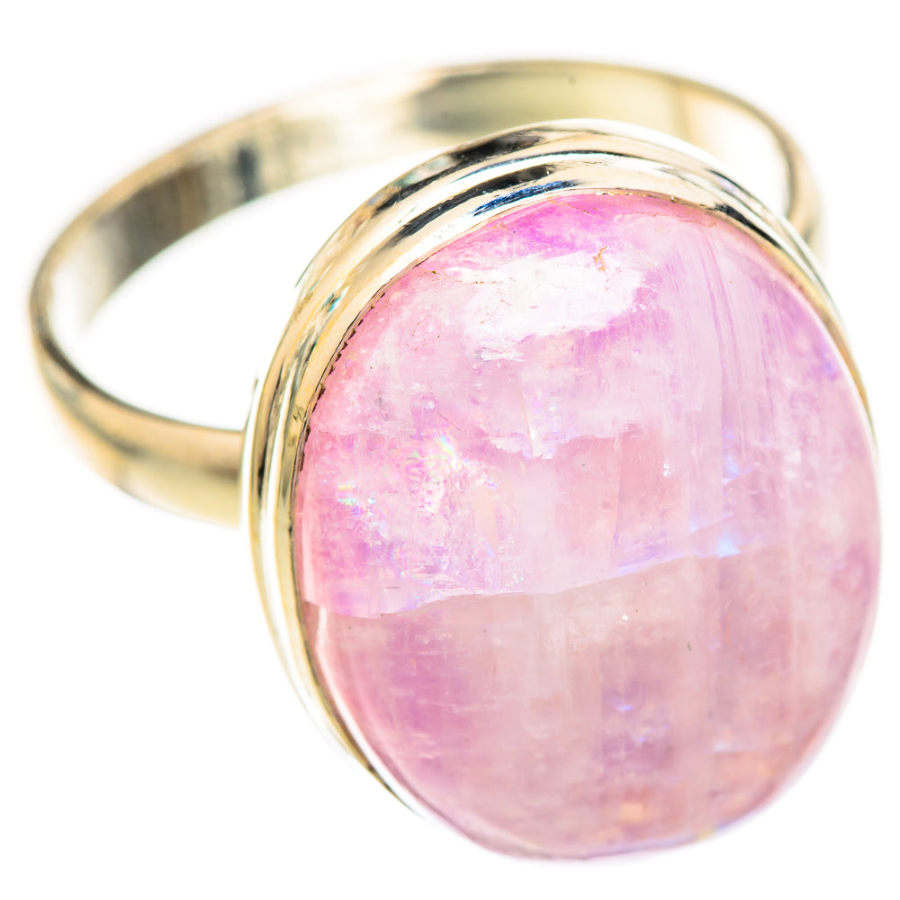 Pink Moonstone Rings handcrafted by Ana Silver Co - RING124747 - Photo 2