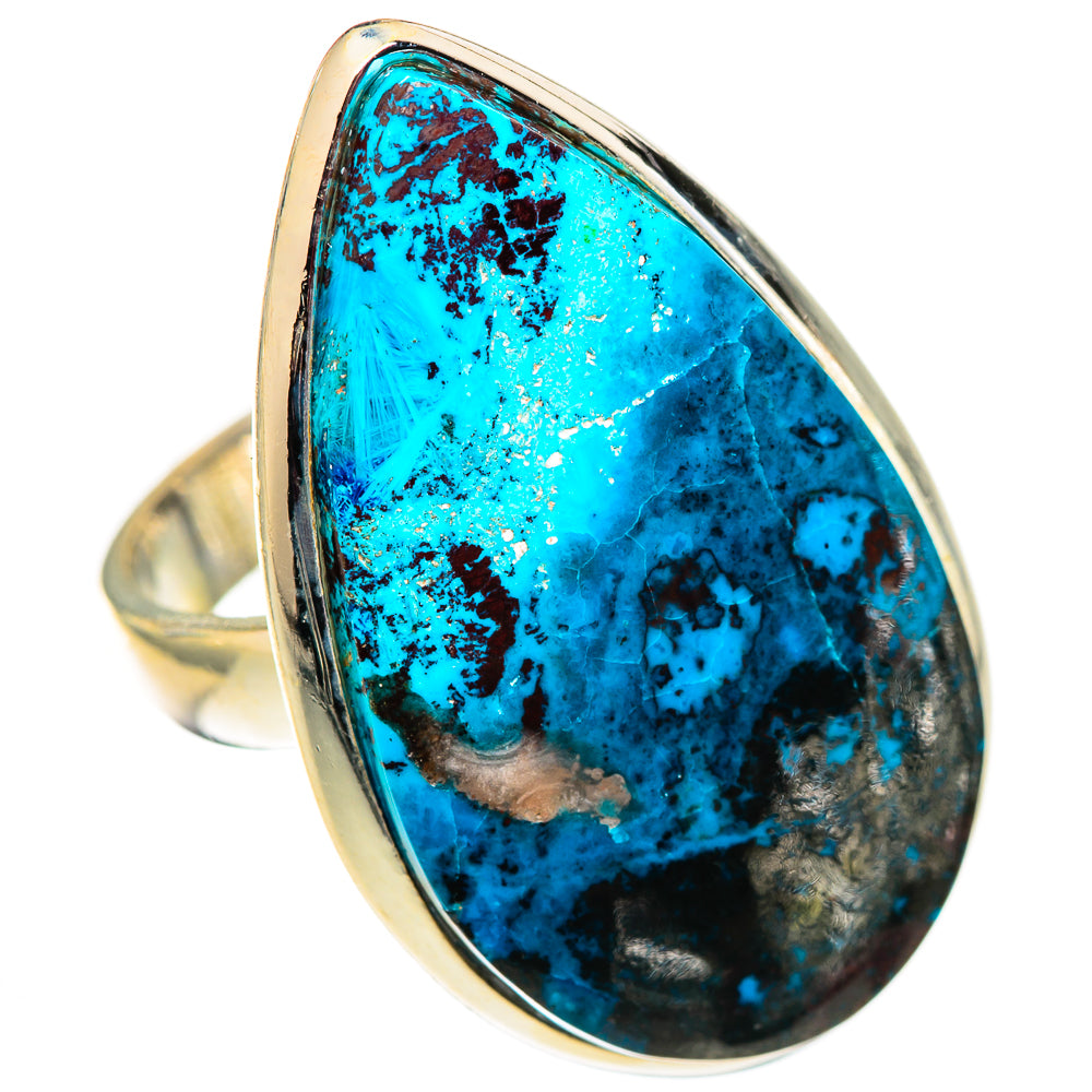 Shattuckite Rings handcrafted by Ana Silver Co - RING124767 - Photo 2