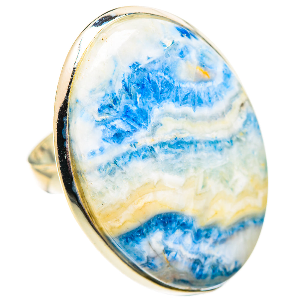 Blue Scheelite Rings handcrafted by Ana Silver Co - RING124788 - Photo 2