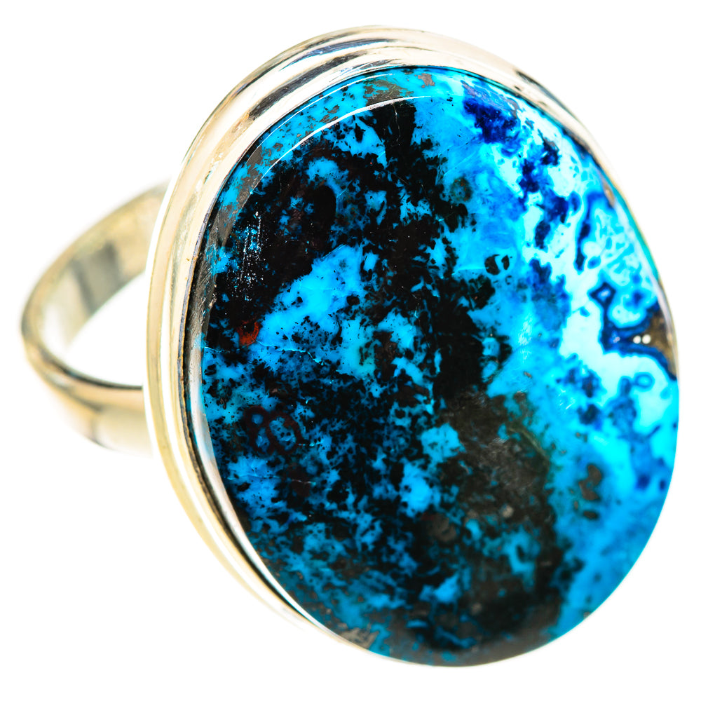 Shattuckite Rings handcrafted by Ana Silver Co - RING124793 - Photo 2