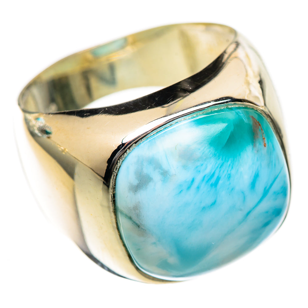 Larimar Rings handcrafted by Ana Silver Co - RING124798 - Photo 2