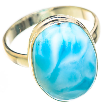 Larimar Rings handcrafted by Ana Silver Co - RING124801 - Photo 2