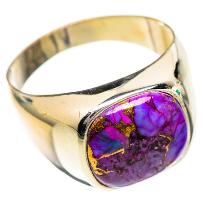 Purple Copper Composite Turquoise Rings handcrafted by Ana Silver Co - RING124812 - Photo 2