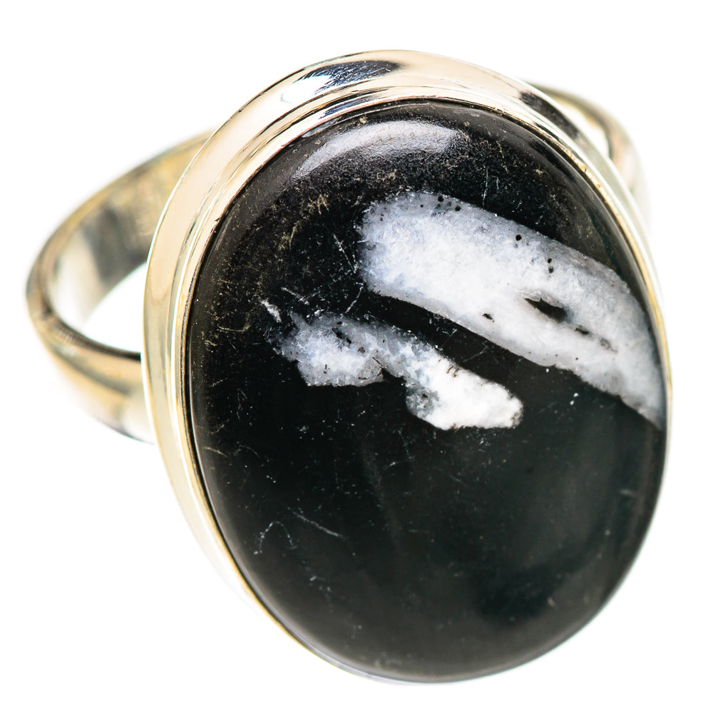 Pinolith Jasper Rings handcrafted by Ana Silver Co - RING124813 - Photo 2