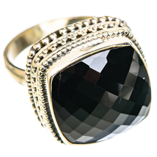 Black Onyx Rings handcrafted by Ana Silver Co - RING124814 - Photo 2