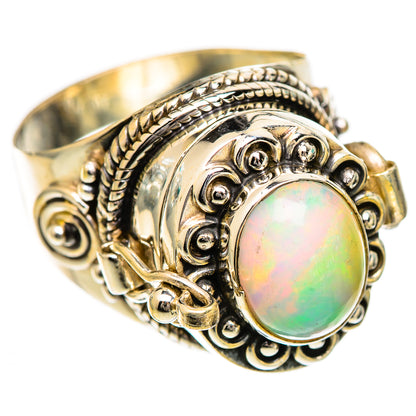 Ethiopian Opal Rings handcrafted by Ana Silver Co - RING124817 - Photo 2