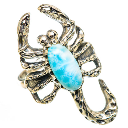 Larimar Rings handcrafted by Ana Silver Co - RING124823 - Photo 2