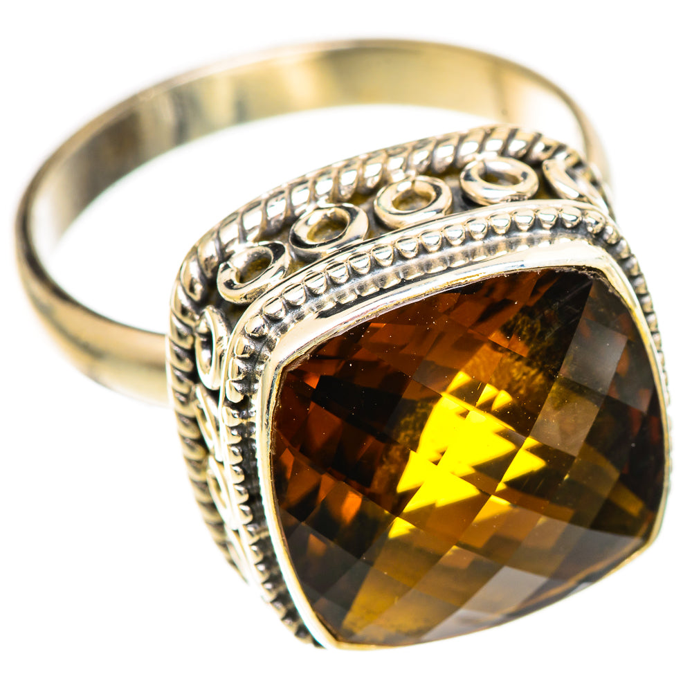 Mandarin Citrine Rings handcrafted by Ana Silver Co - RING124832 - Photo 2