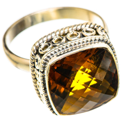 Mandarin Citrine Rings handcrafted by Ana Silver Co - RING124832 - Photo 2