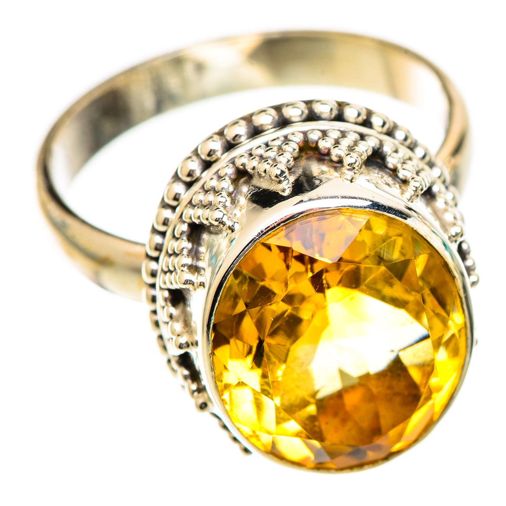 Citrine Rings handcrafted by Ana Silver Co - RING124833 - Photo 2