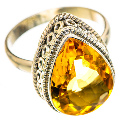 Citrine Rings handcrafted by Ana Silver Co - RING124834 - Photo 2