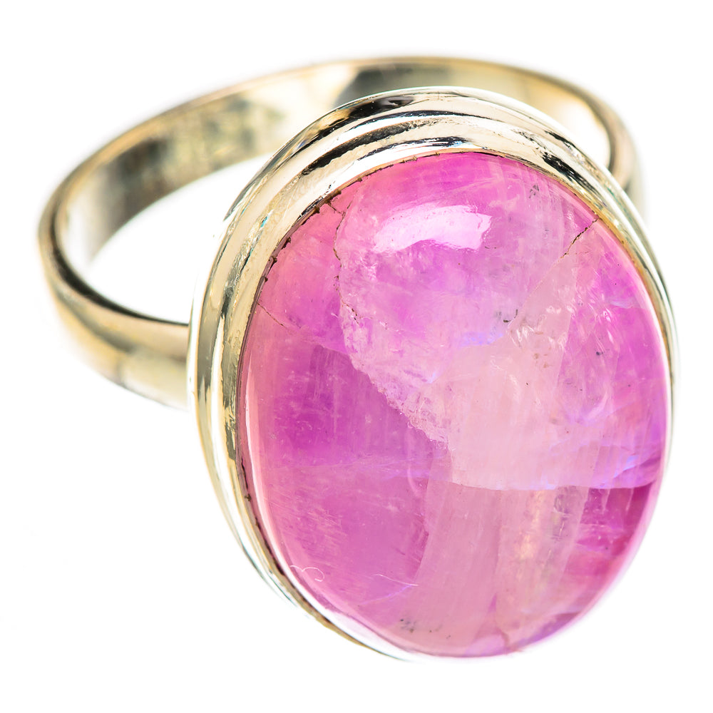 Pink Moonstone Rings handcrafted by Ana Silver Co - RING124835 - Photo 2