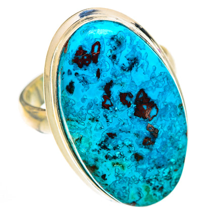 Shattuckite Rings handcrafted by Ana Silver Co - RING124850 - Photo 2