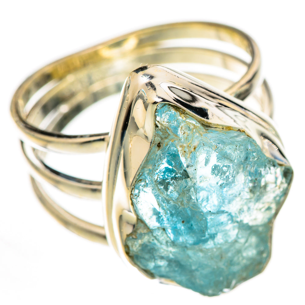 Aquamarine Rings handcrafted by Ana Silver Co - RING124852 - Photo 2