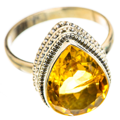 Citrine Rings handcrafted by Ana Silver Co - RING124855 - Photo 2