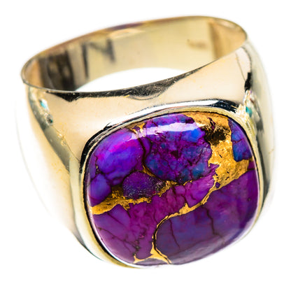 Purple Copper Composite Turquoise Rings handcrafted by Ana Silver Co - RING124859 - Photo 2