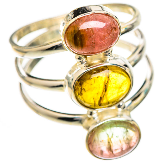 Pink Tourmaline Rings handcrafted by Ana Silver Co - RING124865 - Photo 2