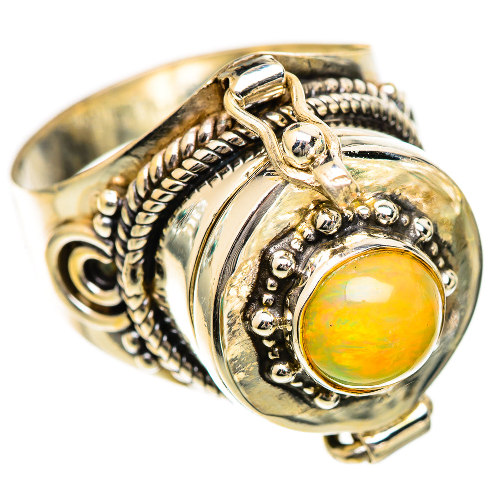 Ethiopian Opal Rings handcrafted by Ana Silver Co - RING124867 - Photo 2