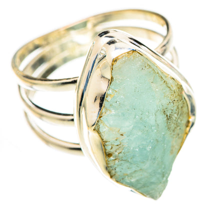 Aquamarine Rings handcrafted by Ana Silver Co - RING124870 - Photo 2
