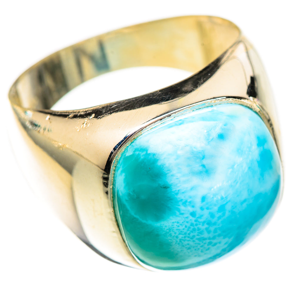 Larimar Rings handcrafted by Ana Silver Co - RING124873 - Photo 2