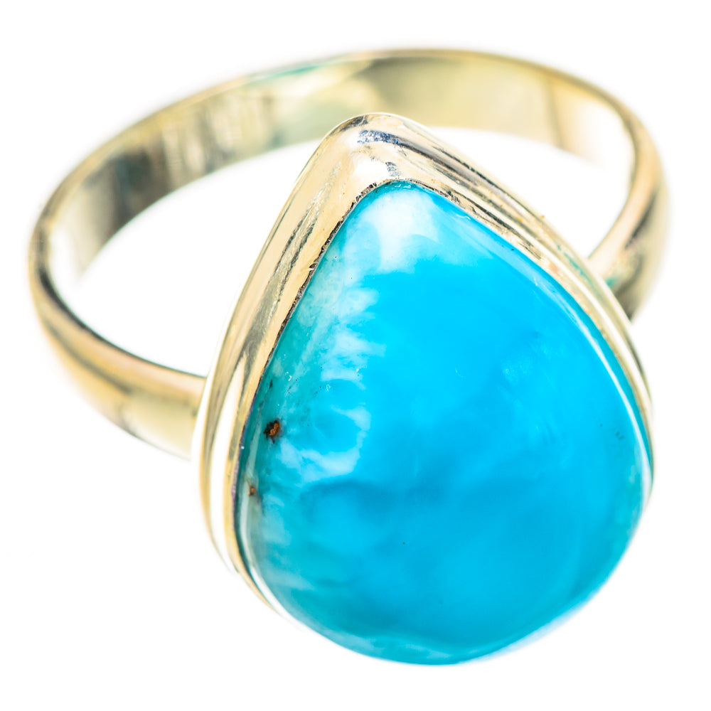 Larimar Rings handcrafted by Ana Silver Co - RING124877 - Photo 2