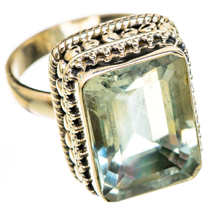 Green Amethyst Rings handcrafted by Ana Silver Co - RING124879 - Photo 2