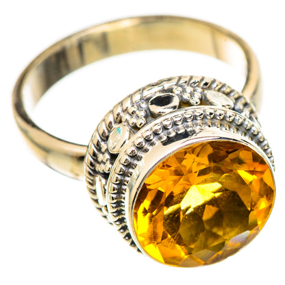 Citrine Rings handcrafted by Ana Silver Co - RING124880 - Photo 2
