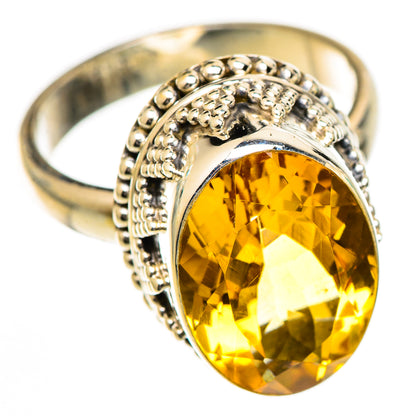 Citrine Rings handcrafted by Ana Silver Co - RING124881 - Photo 2