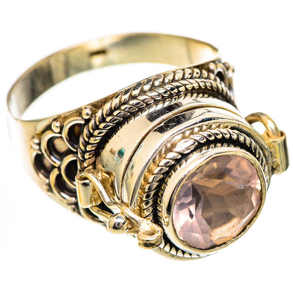 Rose Quartz Rings handcrafted by Ana Silver Co - RING124882 - Photo 2