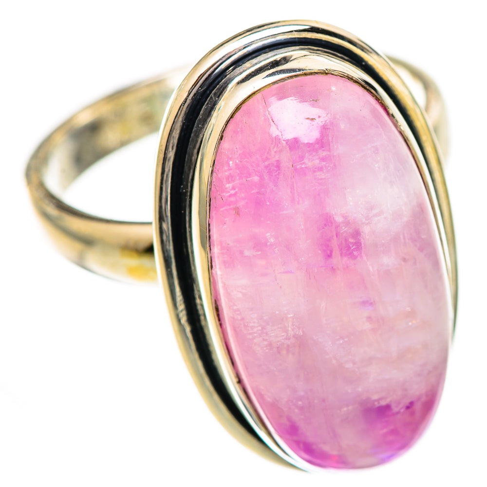 Pink Moonstone Rings handcrafted by Ana Silver Co - RING124883 - Photo 2