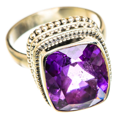 Brazilian Amethyst Rings handcrafted by Ana Silver Co - RING124885 - Photo 2