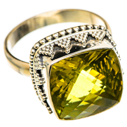 Olive Quartz Rings handcrafted by Ana Silver Co - RING124892 - Photo 2
