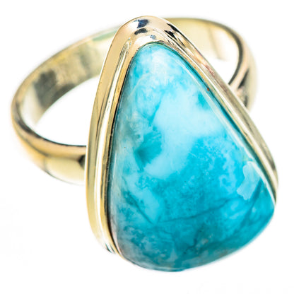 Larimar Rings handcrafted by Ana Silver Co - RING124897 - Photo 2