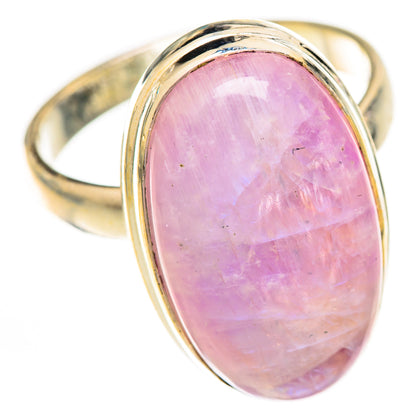 Pink Moonstone Rings handcrafted by Ana Silver Co - RING124906 - Photo 2