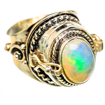 Ethiopian Opal Rings handcrafted by Ana Silver Co - RING124914 - Photo 2