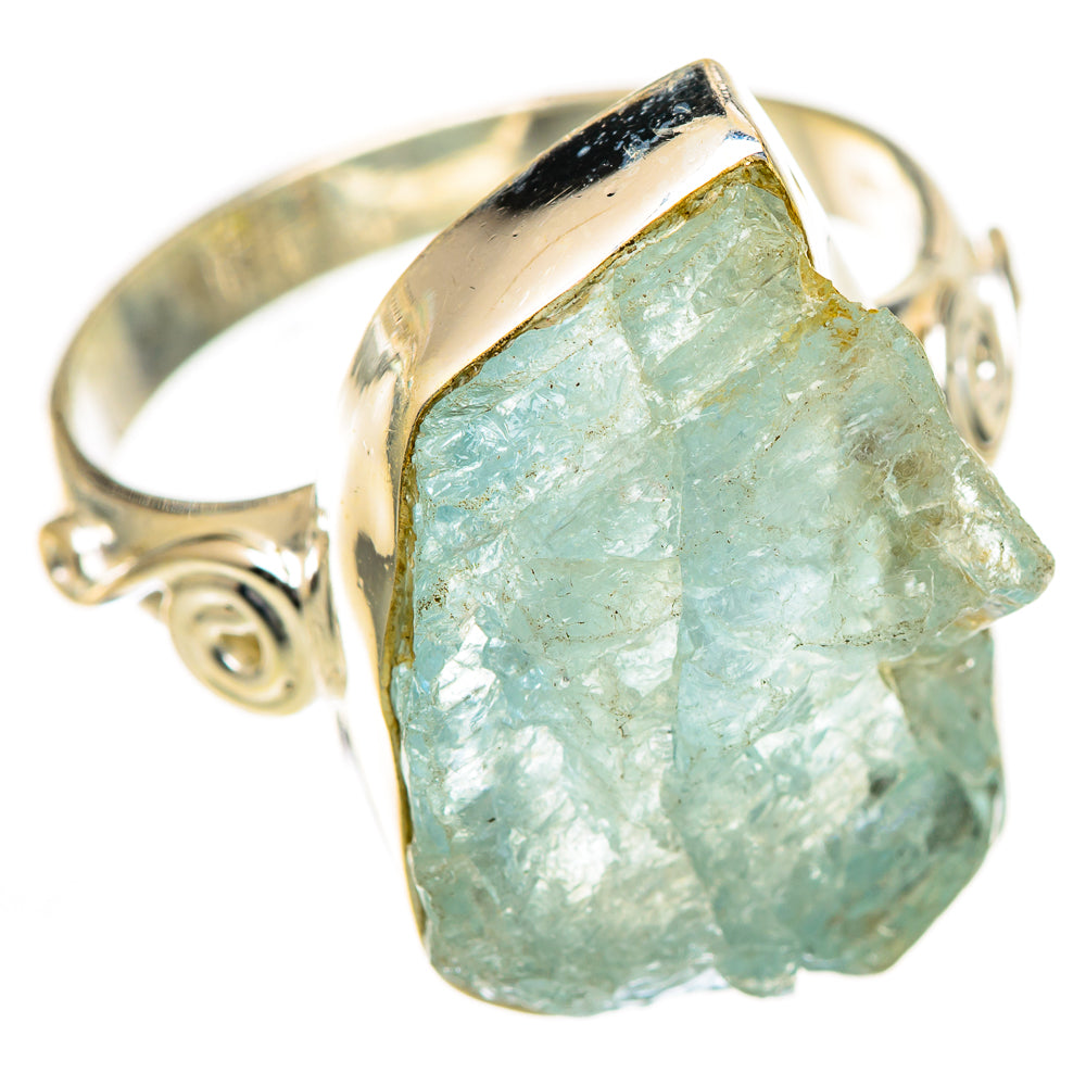 Aquamarine Rings handcrafted by Ana Silver Co - RING124920 - Photo 2