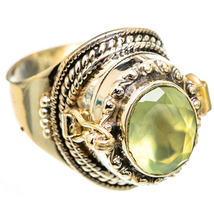 Prehnite Rings handcrafted by Ana Silver Co - RING124926 - Photo 2