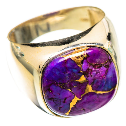 Purple Copper Composite Turquoise Rings handcrafted by Ana Silver Co - RING124930 - Photo 2