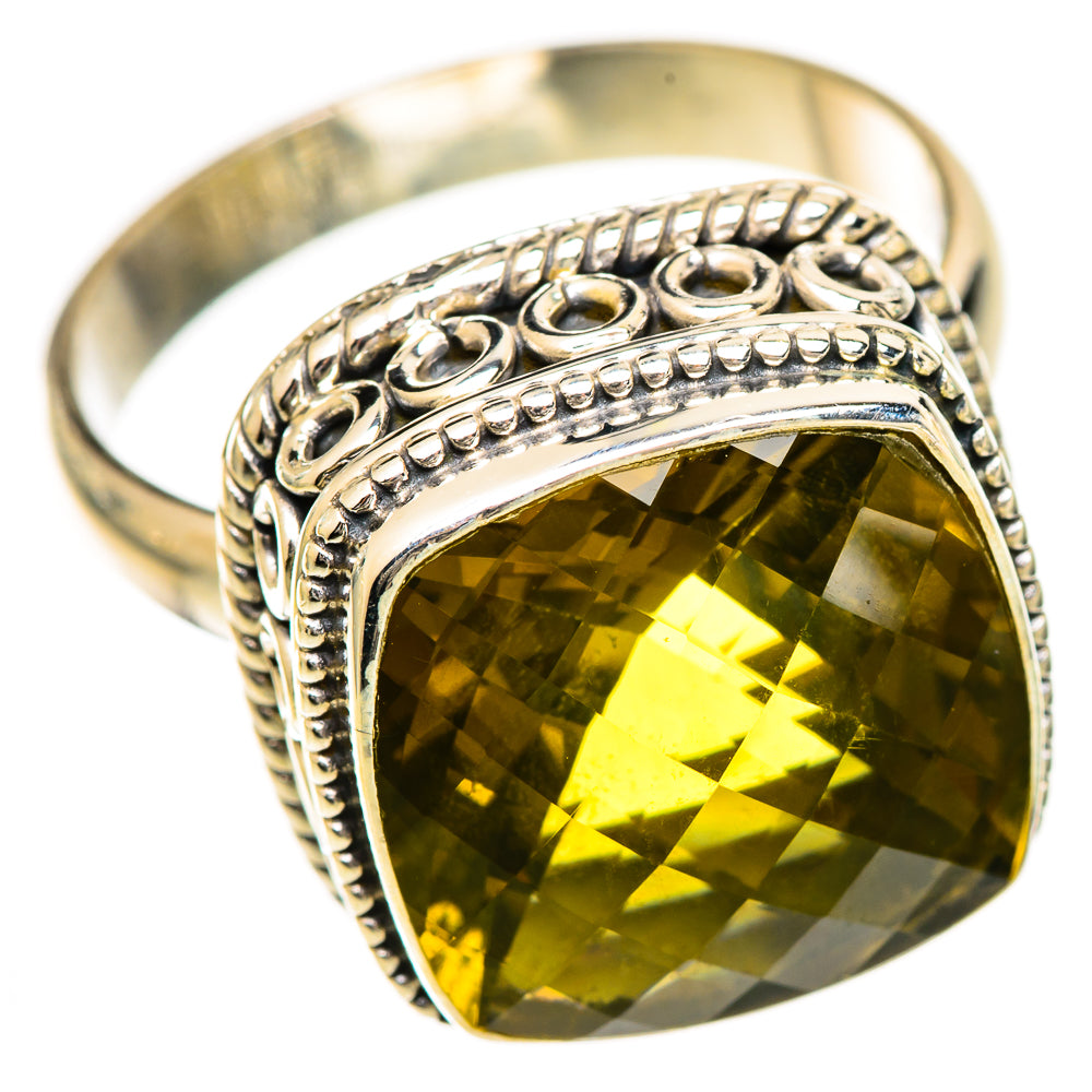 Olive Quartz Rings handcrafted by Ana Silver Co - RING124938 - Photo 2