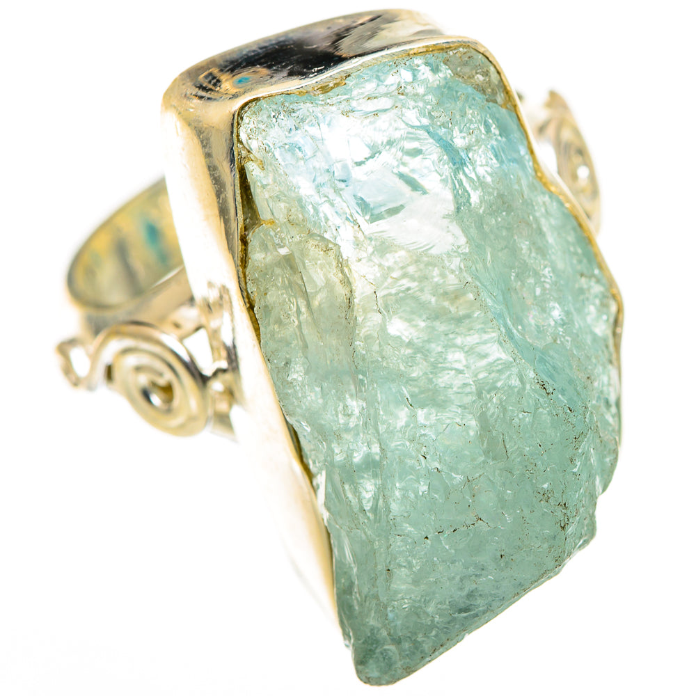 Aquamarine Rings handcrafted by Ana Silver Co - RING124944 - Photo 2